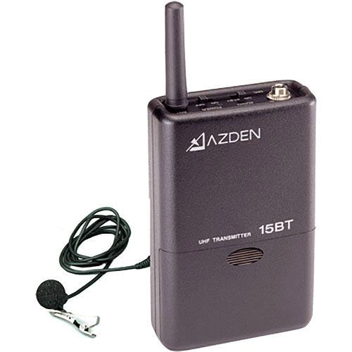 Azden 15BT腰包發(fā)射機105系列UHF無線麥克風(fēng)系統(tǒng)
