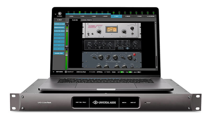 UA攜新品UAD-2 Live Rack殺入現(xiàn)場(chǎng)，這個(gè)機(jī)架設(shè)備可實(shí)時(shí)領(lǐng)跑UAD-2插件