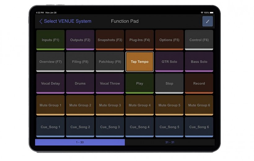 AVID Venue S6L 系統(tǒng)升級(jí)，可通過 iOS 控制呈現(xiàn)體育場(chǎng)大小的演出