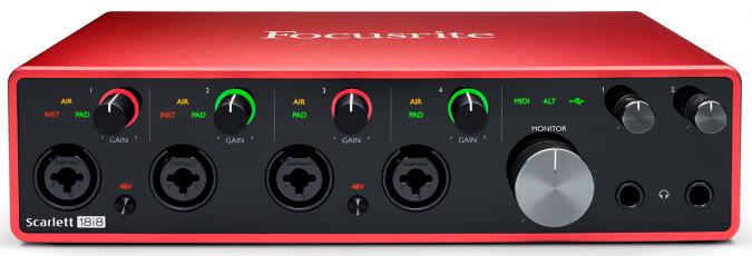 Focusrite 發(fā)布第三代 Scarlett 音頻接口系列，USB-C 接口 + 24 / 192 配置